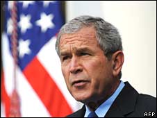 Tổng thống Bush tại Nhà Trắng hôm 26/6