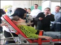 یکی از مجروحین انفجار