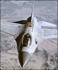 Avião de combate israelense