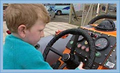 Photo of a child in a boat