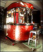 Picture: Work by artist Colin Lowe and Roddy Thompson.