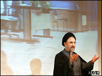 خاتمی در ديدار با دانشجويان در 16 آذر