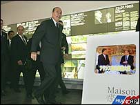 Chirac na Expo 2005