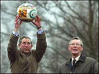 Prince Charles turns up a special Shrovetide ball