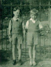 Boyhood pals Berian Evans and Roy