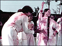 अमिताभ और रेखा फ़िल्म सिलसिला में