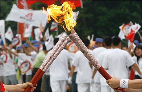 Olympic Torch relay for the 2008 Olympic Games