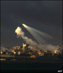 Bombardeio israelense na Faixa de Gaza