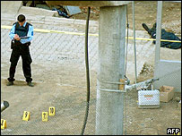 BM yetkilisi olay yerini inceliyor