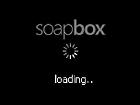 Tela de entrada do Soapbox