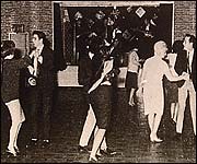 Fans at The Beatles' gig