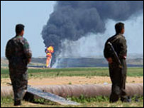 Poço de petróleo em Kirkuk