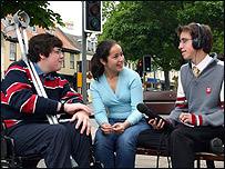 James, Christina and Andy