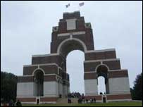 Thiepval memorial