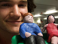 Will the runner with his model of Adrian and Christine