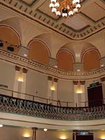 Victorian interior of Bridgwater Town Hall theatre