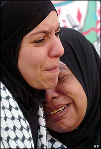 Palestinci v uprchliském táboře v Libanonu