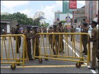 Protest against alleged interference by Britain in Sri Lankn affairs