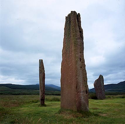 Some of many Standing Stones on Machrie Moor