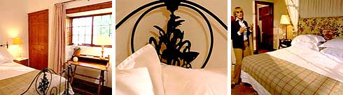 Details of bedrooms in Drynachan Lodge