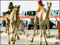 خردسالان در شتر دوانی