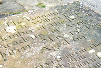 Ysgrifen ar fedd Richard Wilson