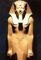 Image of a statue of Tuthmosis III