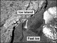 Ilha de gelo tem o tamanho da ilha de Manhattan