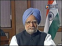 O primeiro-ministro indiano, Manmohan Singh