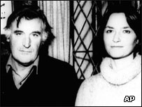 Ted Hughes and his wife Carol