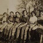 Land Girls based at Woodhuish Farm, Brixham, Devon during Second World War.