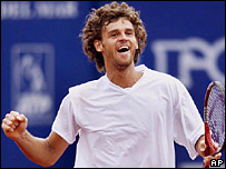 Gustavo Kuerten na semifinal de Viña del Mar