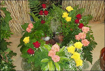 Flowers at the Gorsley Festival 2005