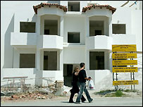 Kuzey'de inşa edilmekte olan bir ev