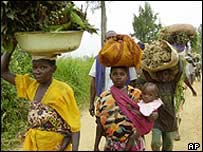 Refugiados no Congo, onde população deve triplicar até 2050