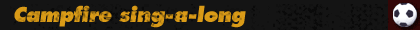 Campfire sing-a-long
