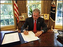 امریکی صدر بش