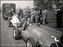 Early 1950s racing paddock