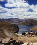 The Andes in South America