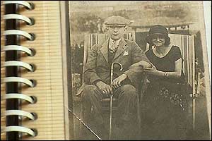 A photo of Baruch's parents