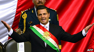 Dilma não compareceu à posse de Enrique Peña Nieto (AFP)