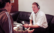 Vince Hunt and interviewee