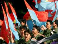 Cảnh trong một buổi lễ ở Việt Nam