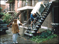 People moving furniture