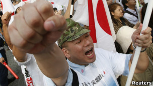 日本右翼反華遊行