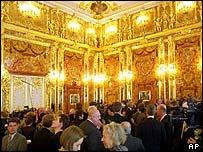 O quarto de âmbar reconstruído