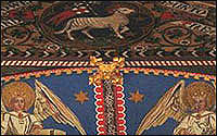 Ceiling detail, St Mary the Virgin, Huntingfield