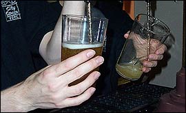 Pint being pulled