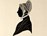 A silhouette of Elizabeth Heyrick, the only known surviving image of this Quaker abolitionist