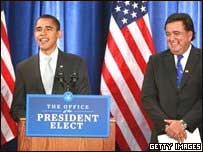 Bill Richardson (D) e Barack Obama
